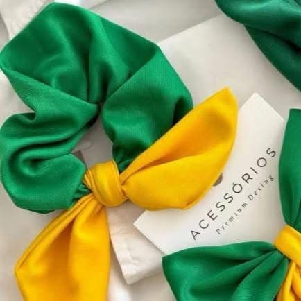 Xuxinhas Scrunchies Amarrador Elástico do Brasil para Cabelo