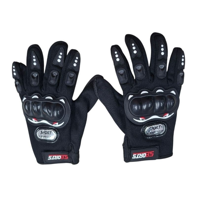 Luva Sports Motociclista Motoboy Moto Bike Bicicleta Skate Inverno Frio Chuva Par Impermeável Reforçada Proteção Dedos