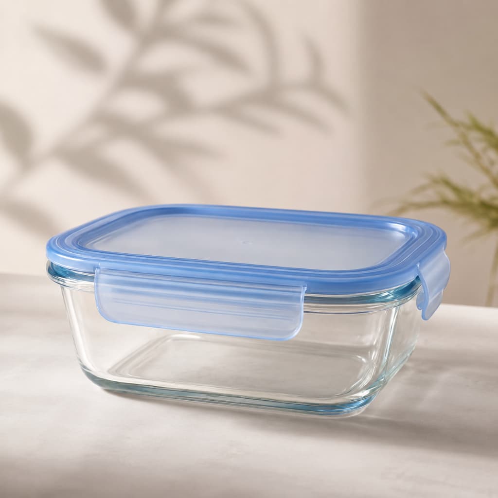 Kit Potes Vidro 370ml 2/3/5 Pote Vedação Potinho Marmita Freezer Microondas Tampa 4 Travas Vedação