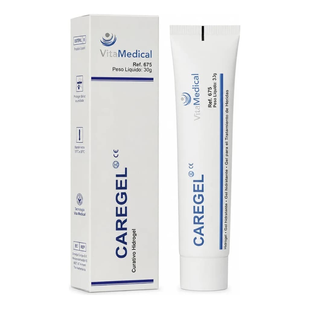 Curativo Hidrogel Pomada Hidratante Cicatrizante 85g Caregel