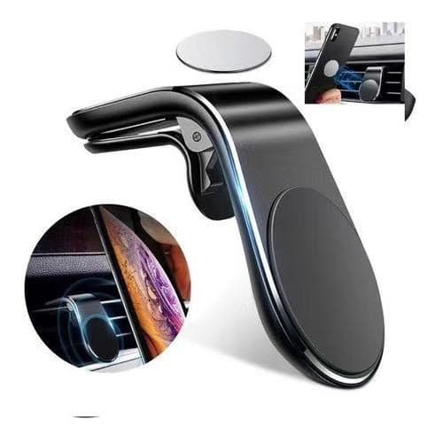Suporte De Carro Automotivo Magnético Imã 360° Clipe De Ventilação De Ar GPS De Celular