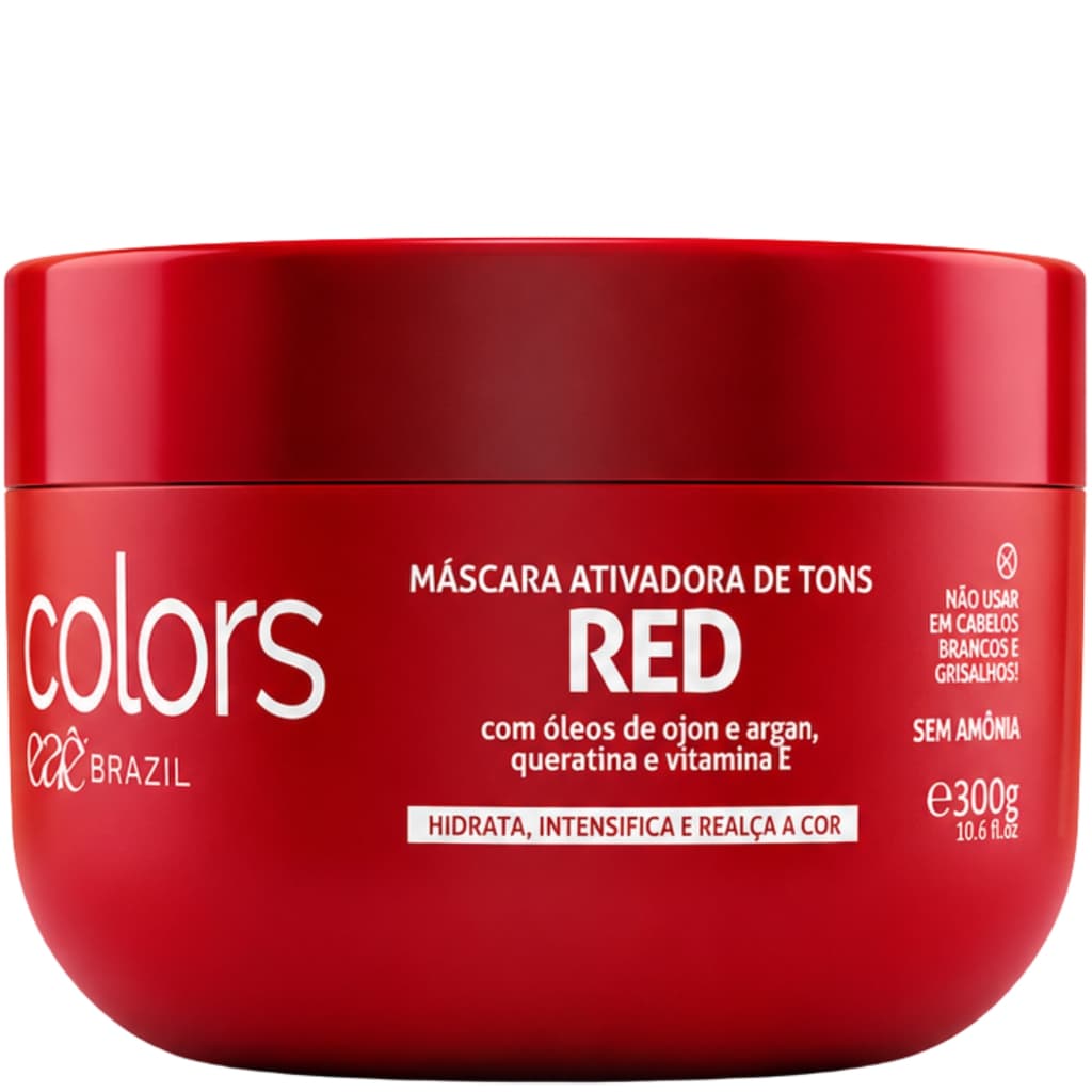 Máscara Pigmentadora Red Cor Fantasia Eaê Colors Alta Pigmentação