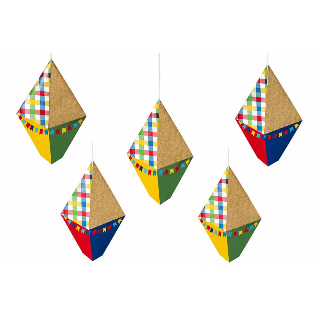 KIT 5 Balão Decorativo Festa Junina São João Pronta Entrega