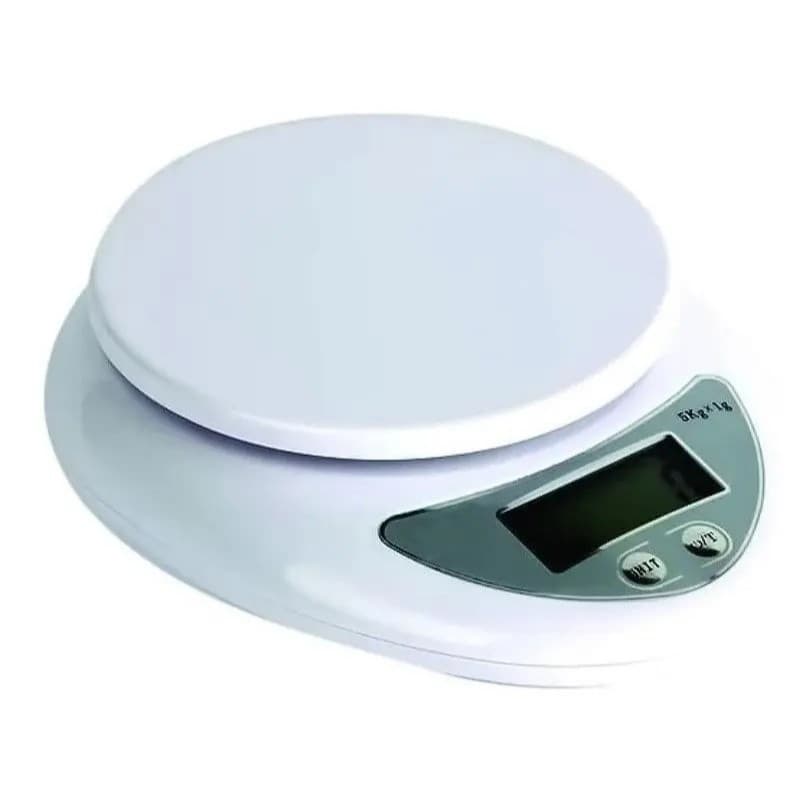 Balança Digital Tomate Sf-420 5kg Branco Com Recipiente