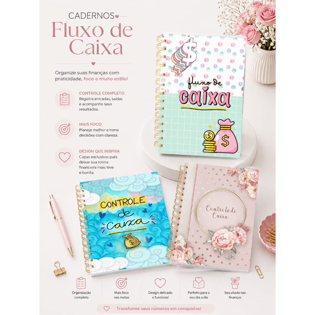 Livro Controle fluxo de Caixa