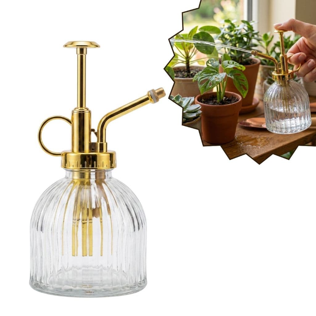 Dispenser de Água Vintage em Vidro Dourado – Sofisticação, Retrô, Casa, Jardim, sabonete