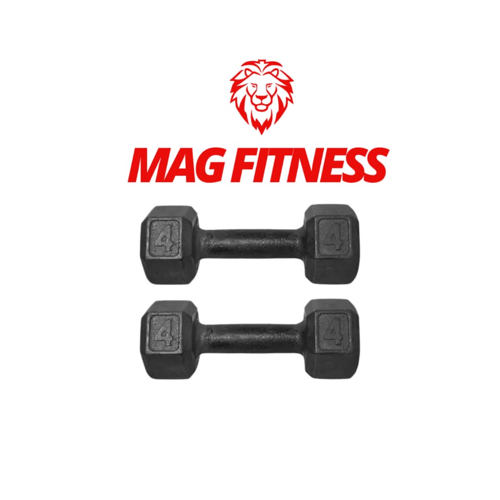 Par Halter Sextavado Pintado 3kg Academia Treino Funcional Musculação Peso Livre Casa Exercíci
