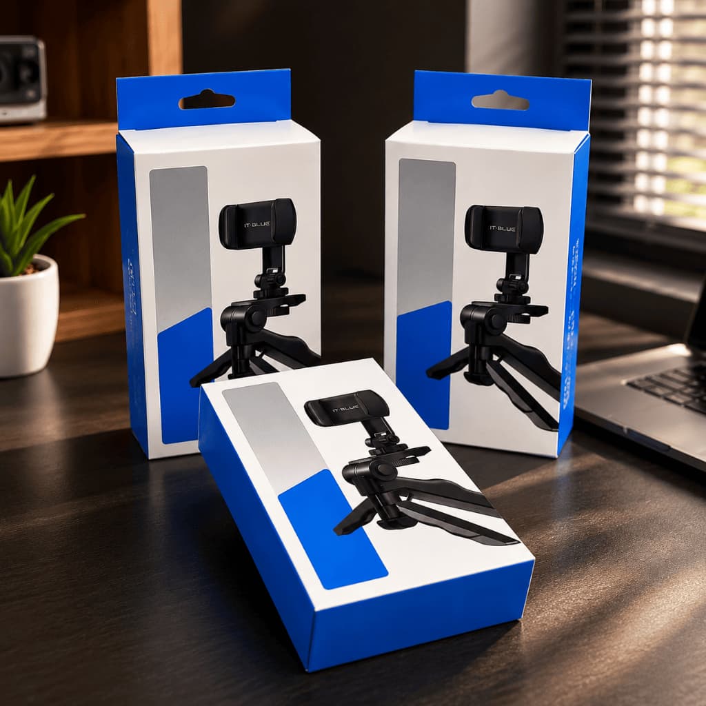 Suporte Celular LE-118 Universal Ajustável Tripé Mesa Gravação Live