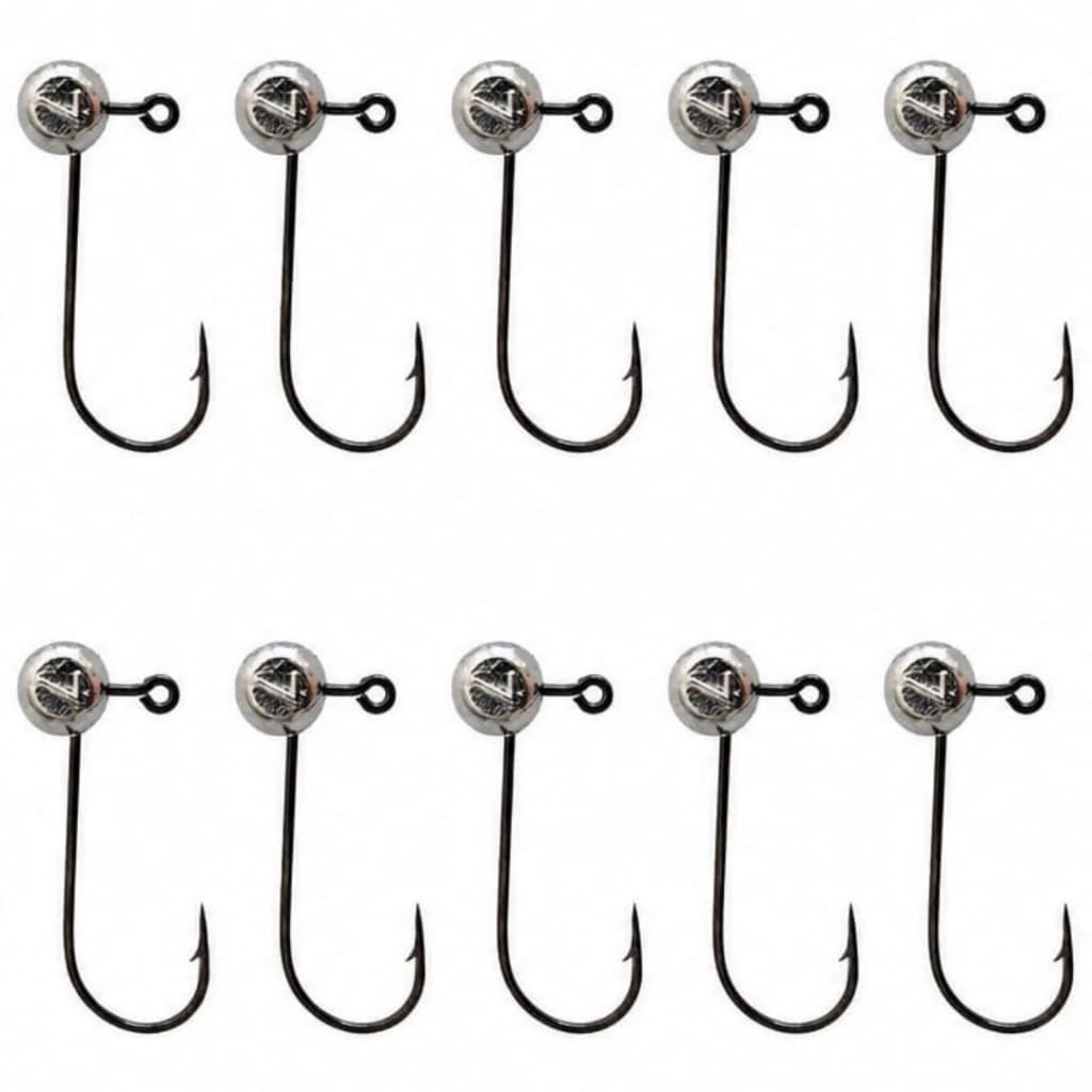 JIG HEAD PARA PESCA PREMIUM KIT 10 UNIDADES TAMANHOS 1/0 2/0 3/0 4/0 CAMARAO ARTIFICIAL MICRO CAMARAO ROBALO