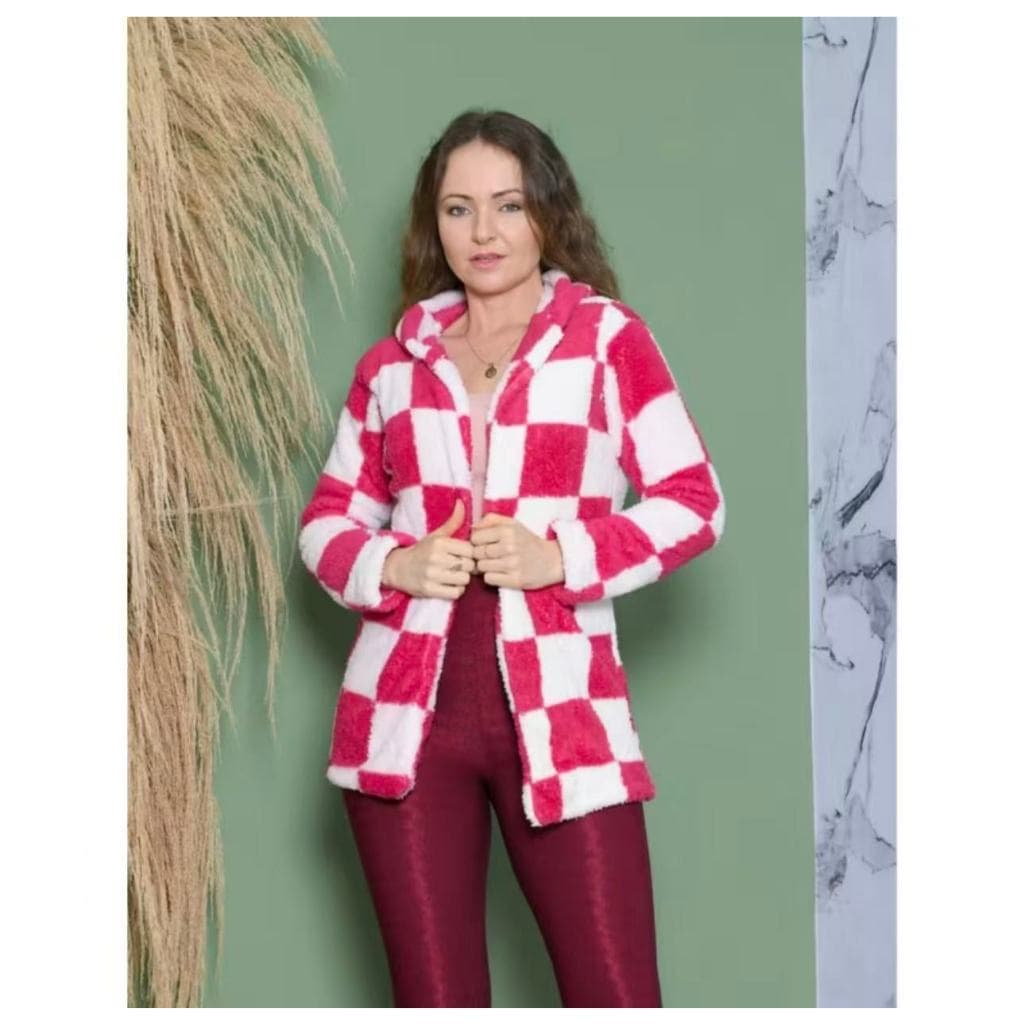 Casaco MAX Plus Teddy Feminino Perfeito para usar no inverno