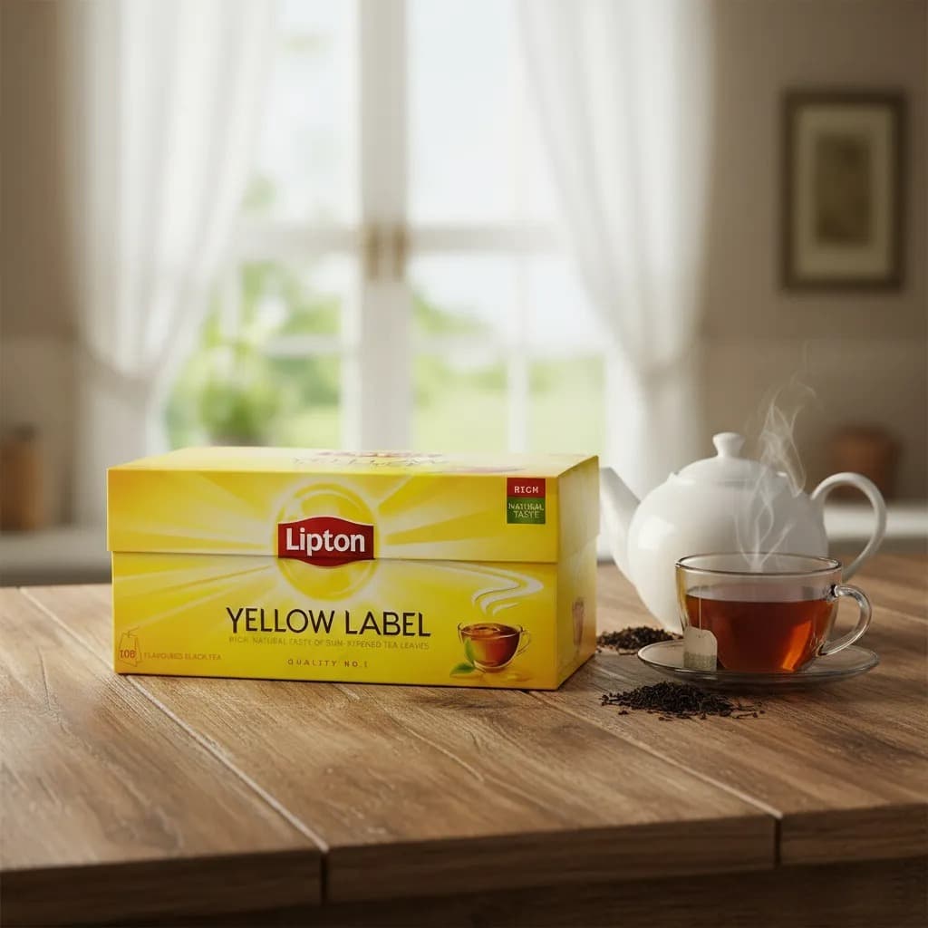Cha Preto Yellow Label Lipton C/100 Saches