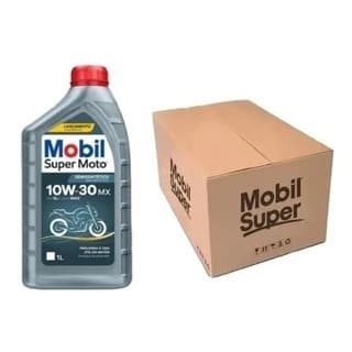 Caixa 24L Óleo Mobil Super 10w30 4t Titan Fan Start 160