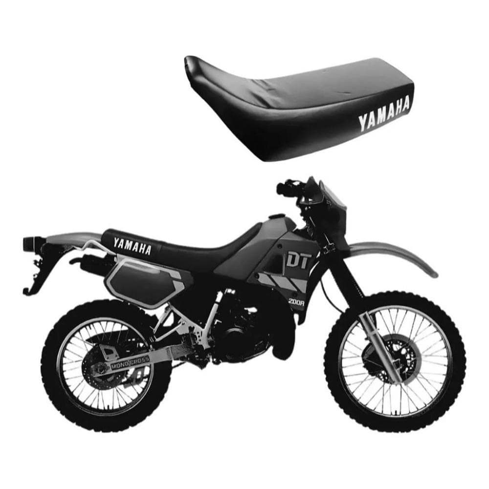 CAPA PARA BANCO YAMAHA DT 200-92 PRETA