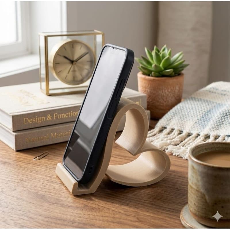 Suporte De Celular Mesa Formato Coração Decorativo Organização Para Quarto Escritório