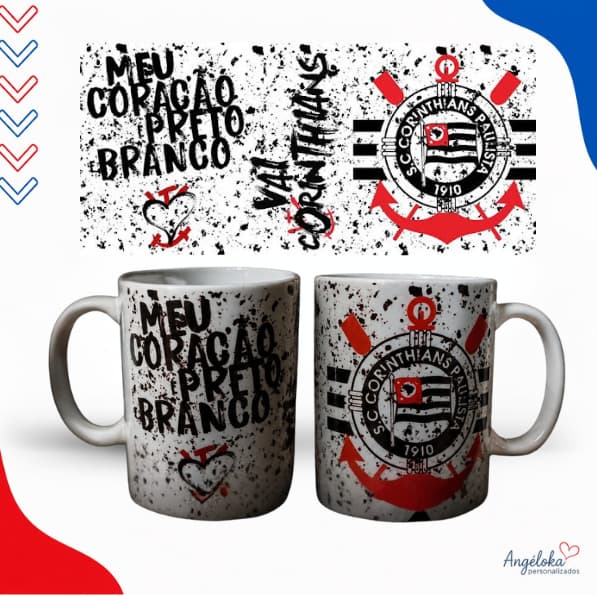 Caneca Personalizada Corinthians 325ml