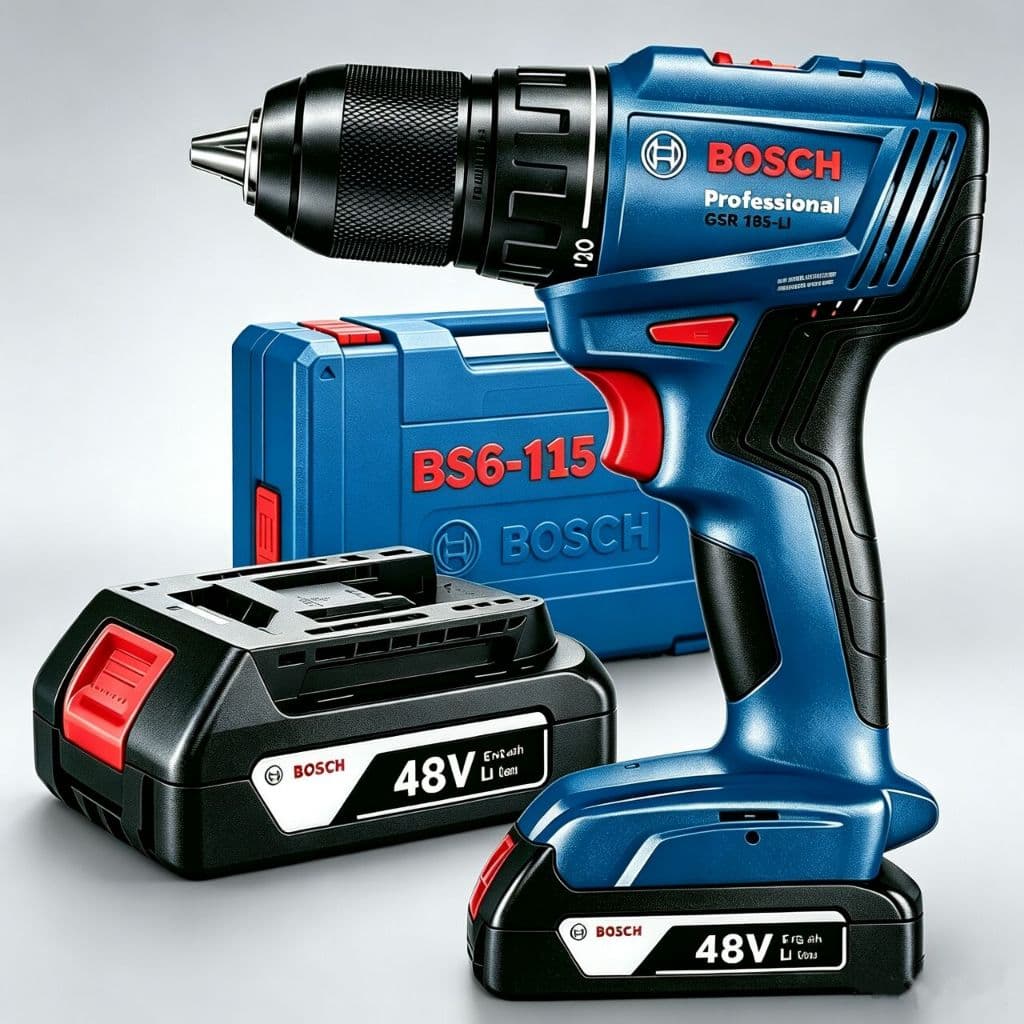 Furadeira Parafusadeira bosch 48V Parafusadeira 2 baterias Furadeira de Impacto bosch Original 100%