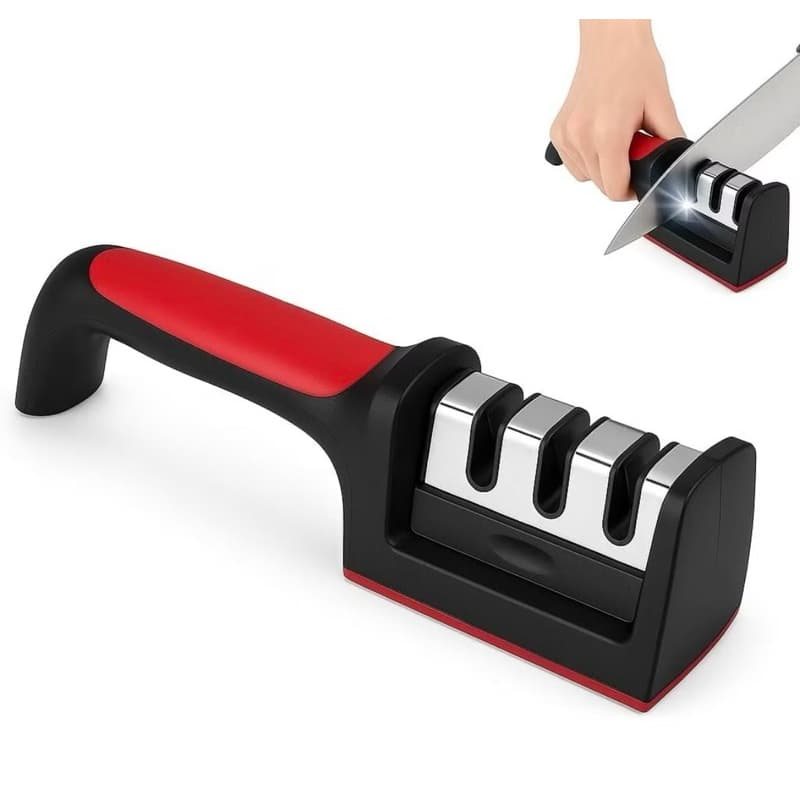 Afiador de Facas com Cabo Ergonômico e Confortável