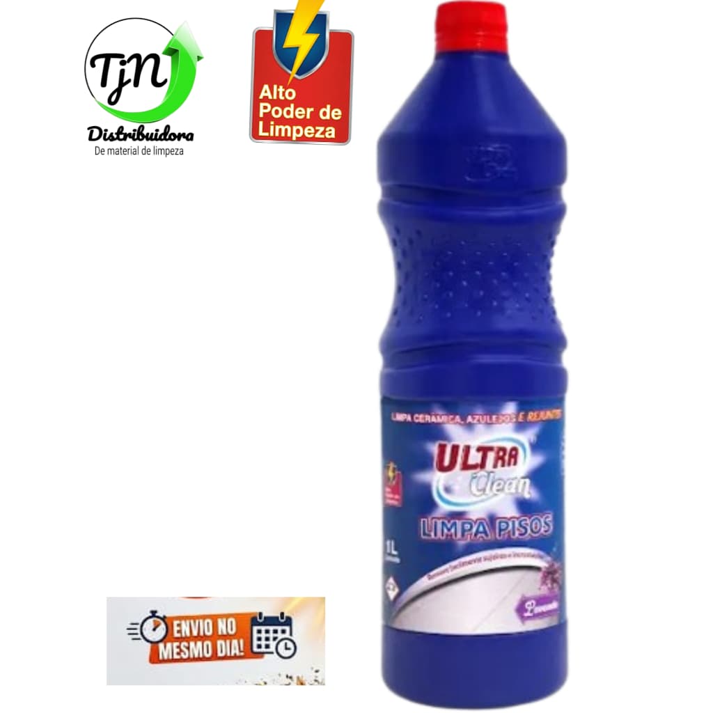 Limpa Piso Ultra Clean 1L sem esforço e revitaliza o brilho da cerâmica