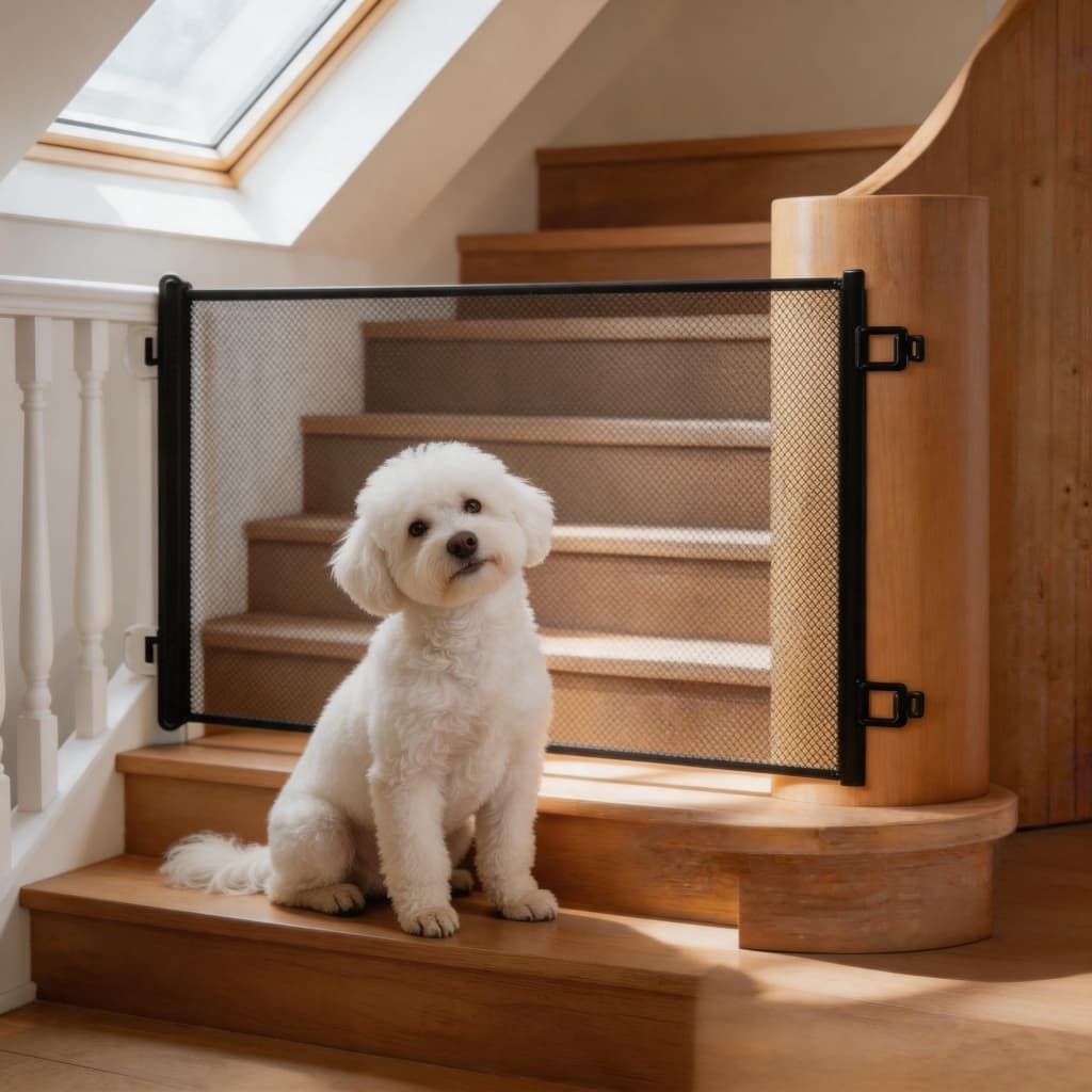 Grade de Proteção Retrátil para Pets  Ideal para Portas Varandas e Escadas, Segura e Prática