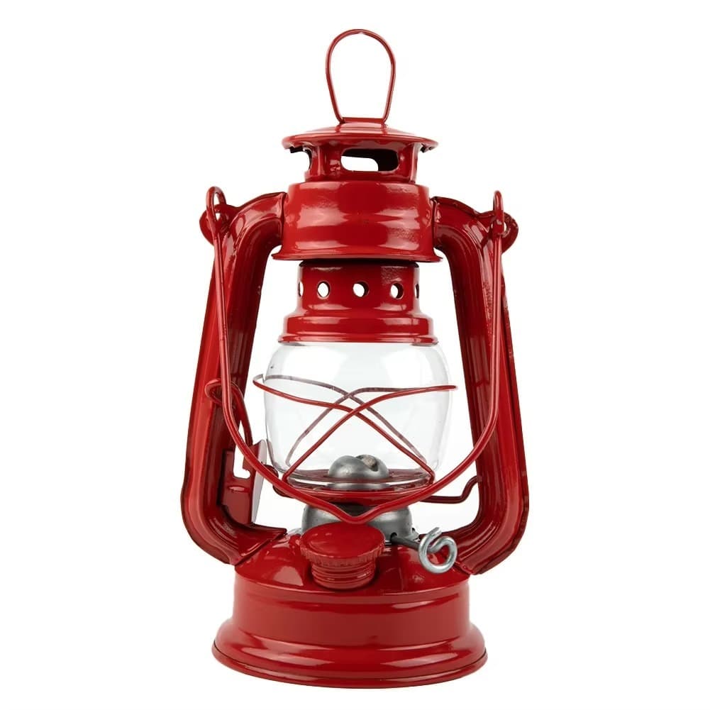 Lampião A Querosene Grande Retro Retrô, Lanterna de Vidro Portátil Estilo Antigo, Luz Decorativa para Camping