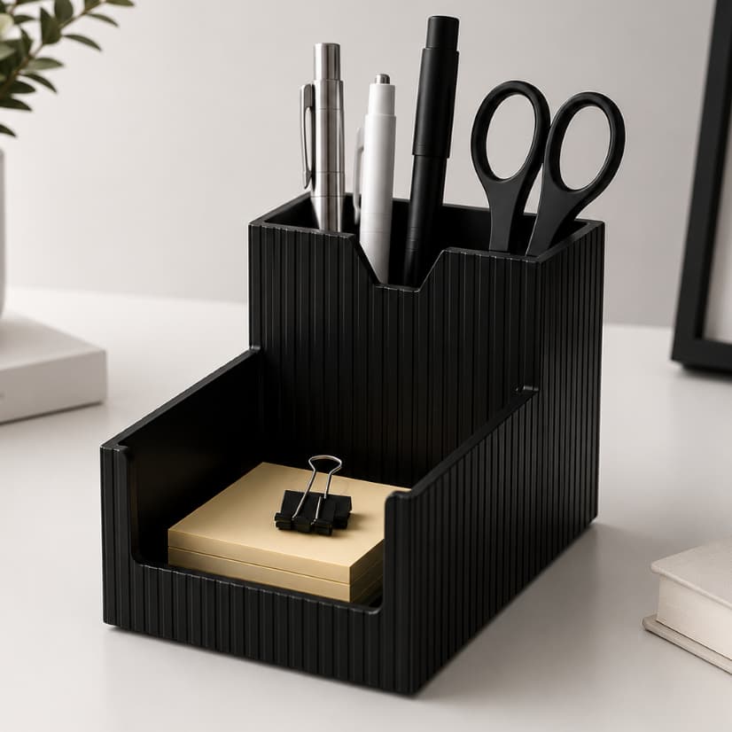 Porta Caneta Lapis Post-it Organizador de Mesa Escritório Clips