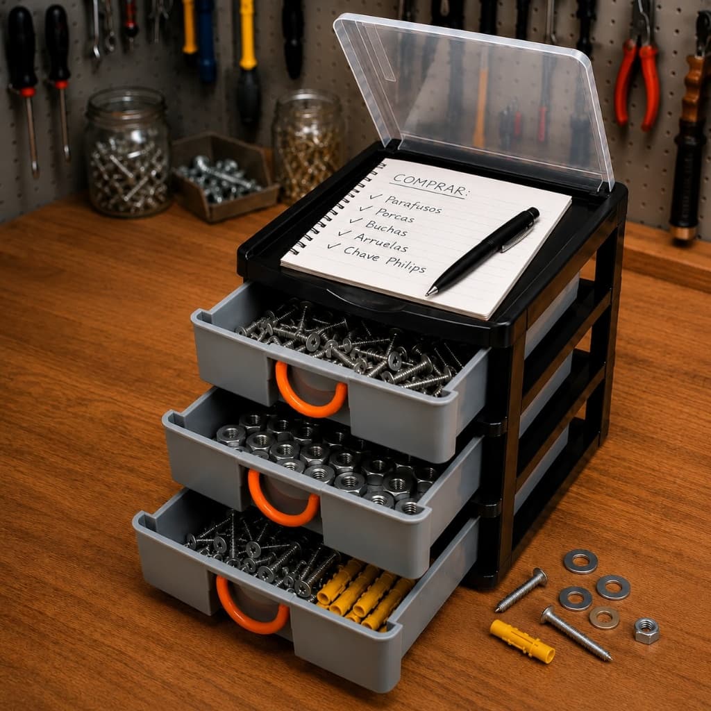Organizador Para Parafusos, Eletrônica, Peças E Ferramentas