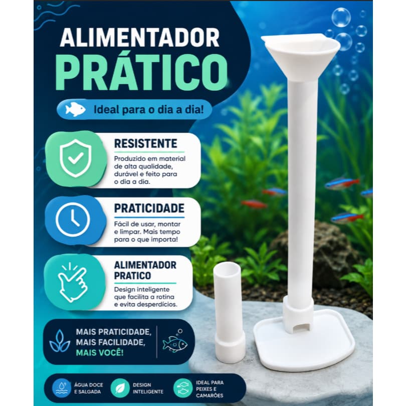 Alimentador De 3 Tamanhos Para Aquário Tubo Camarão Prato Peixes Tanque De Tigela De Alimentação Alimentos