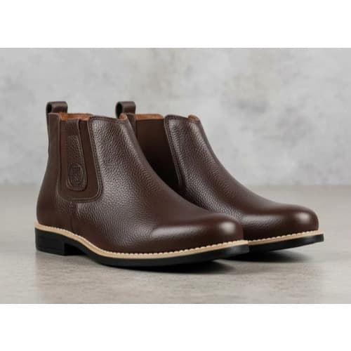 bota masculina couro legitimo confortável estilo pantaneiro