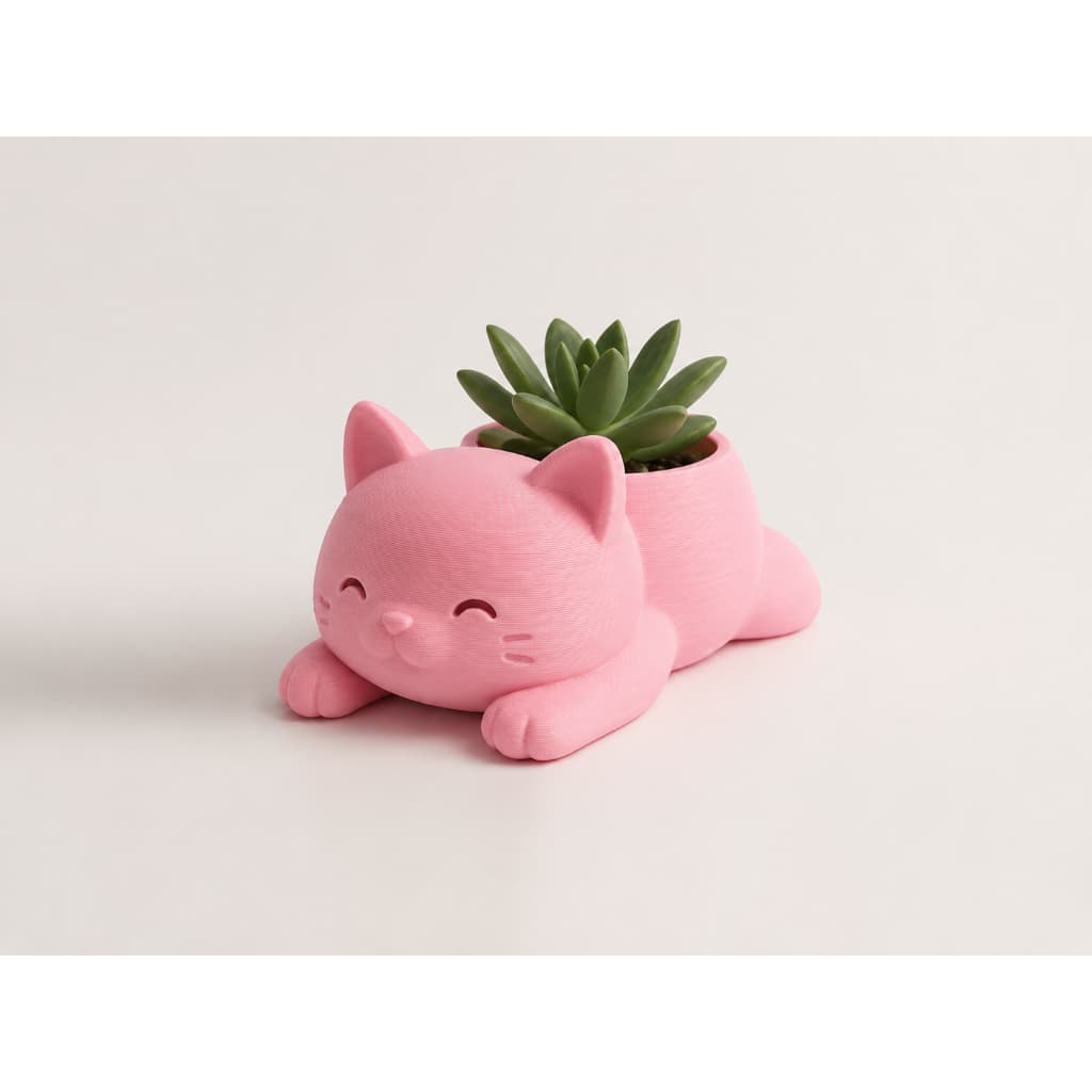 VASO DECORATIVO GATO PARA PLANTAS