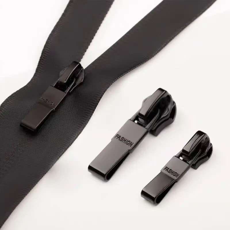 Kit 3pc  Cursor De Zíper Invertido Fácil Reparo Para Zíper De Nylon