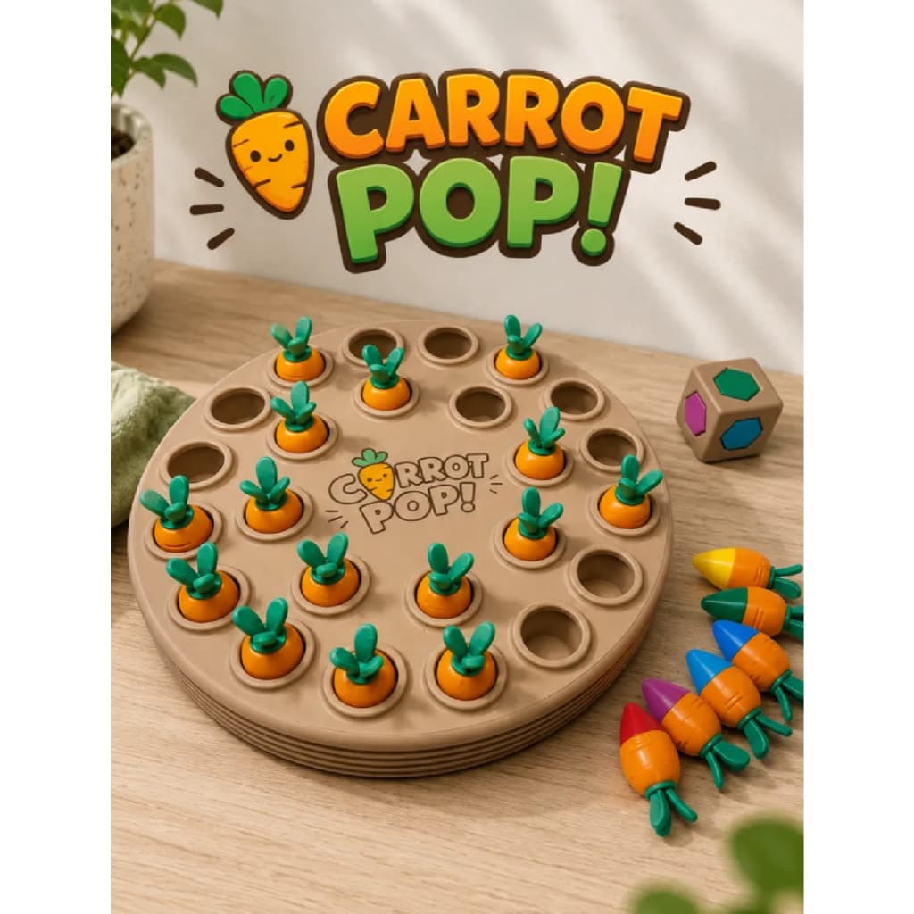 Jogo da memória das Cenouras