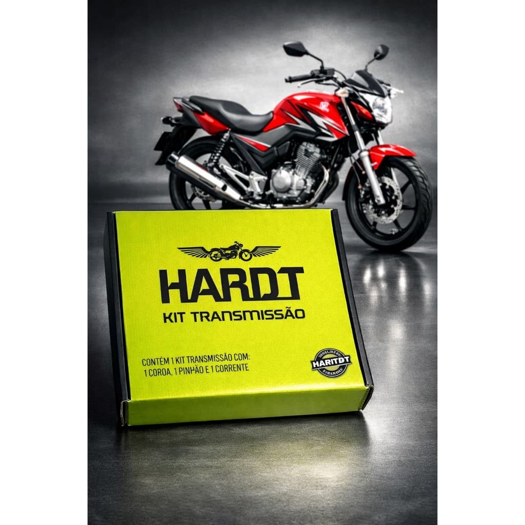 Relação da Cg160 Fan Titan 2016-2026 Kit Relação Hardt