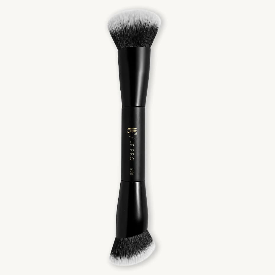 Pincel Duplo Para Blush E Iluminador B03 - LFPRO