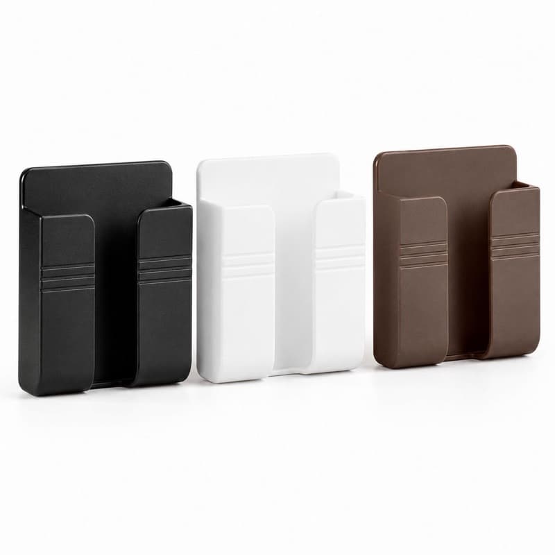Suporte Celular Parede Adesivo Sem Furar Porta Celular Tomada Carregador Organizador Multiuso