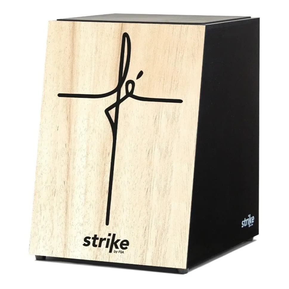 Cajon Fsa Strike Sk4050 Fé Acústico Esteira 12 Fios Pele 4mm