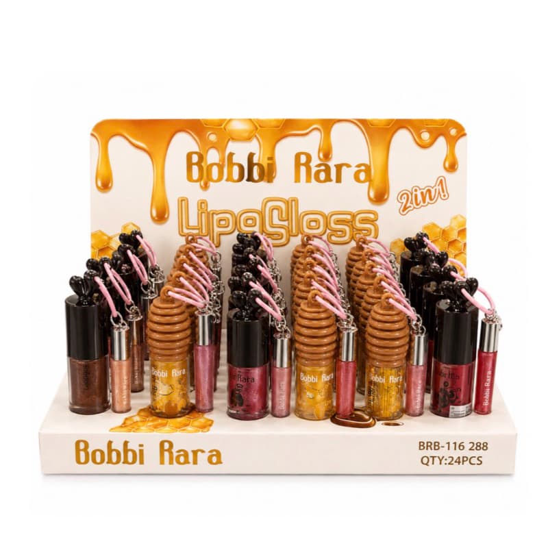 gloss chaveiro 2 em 1 hidratante labial fofo chaveirinho com um gloss a mais