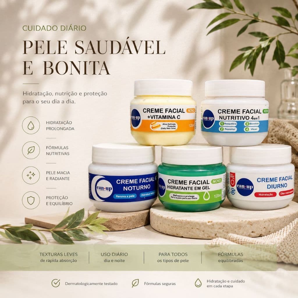 Creme Facial ( NOVO) 120 ML - Can-up
