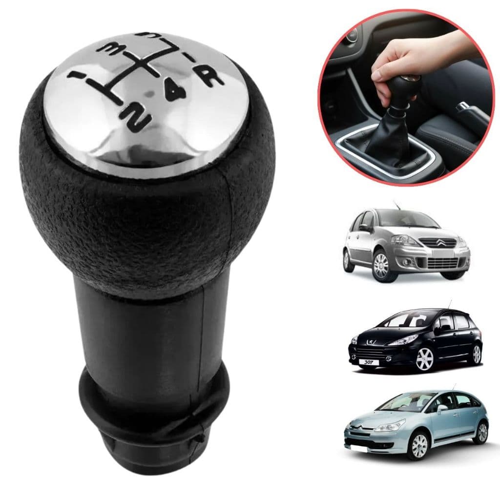 Manopla Câmbio Citroen C3 C4 Aircross Peugeot 206 207 307