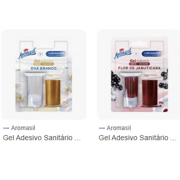 Gel Sanitário Adesivo 28g c/ 4 Aplicações - Aromasil