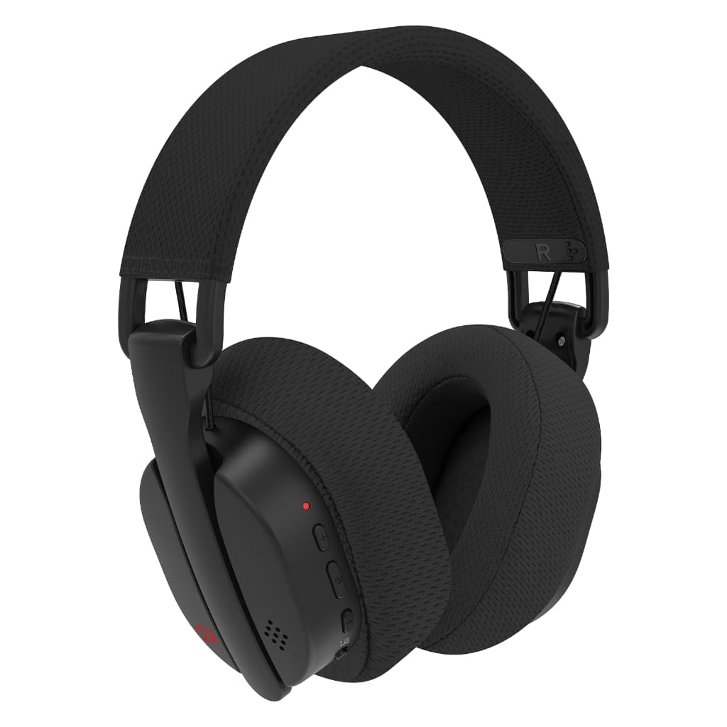 Headset Gamer Luce Preto som 7.1, Wireless Sem Fio Bluetooth - Redragon