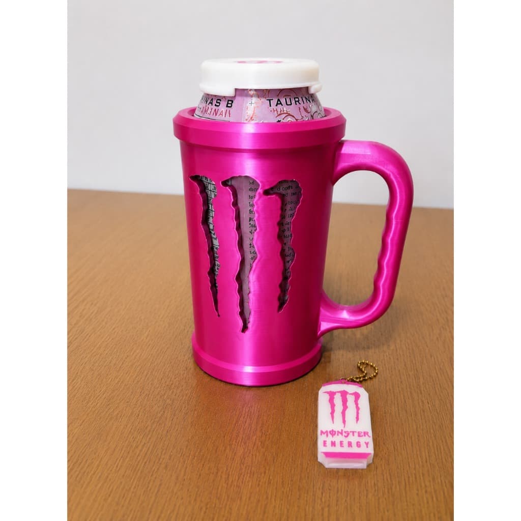 Porta Lata 473ml - Personalizado + Tampa + Chaveiro Abridor