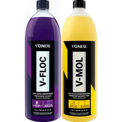 Kit Vonixx V-Floc + V-Mol Shampoo Sujeira Pesada