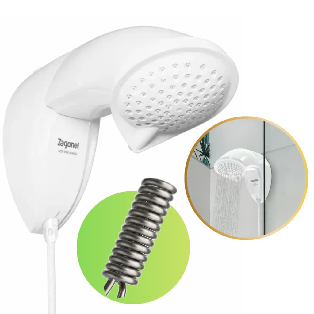 Chuveiro Ducha ND BLINDADA 220v 6500w ZAGONEL