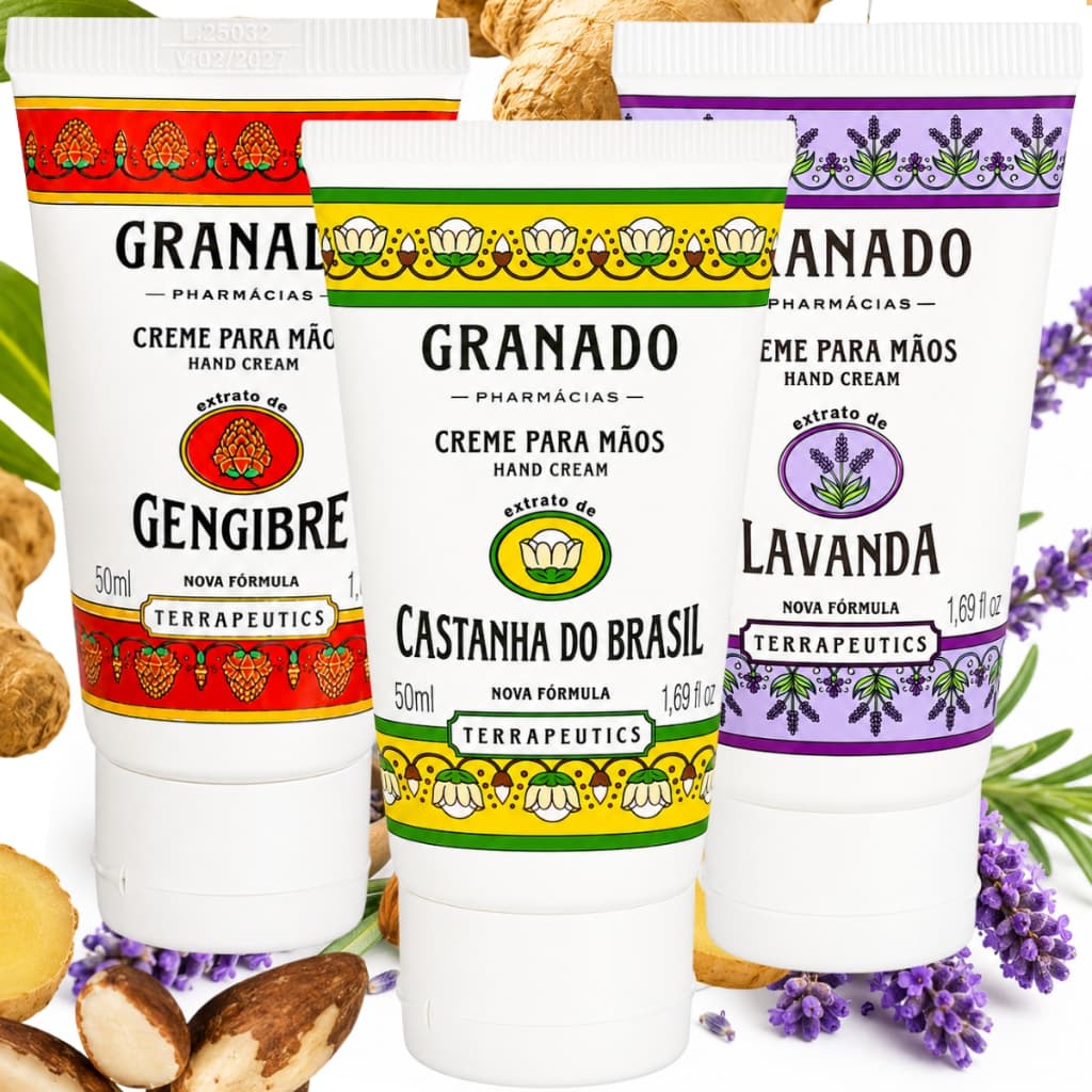 Creme De Mãos Granado Gengibre Lavanda Castanha Do Brasil Hidrante