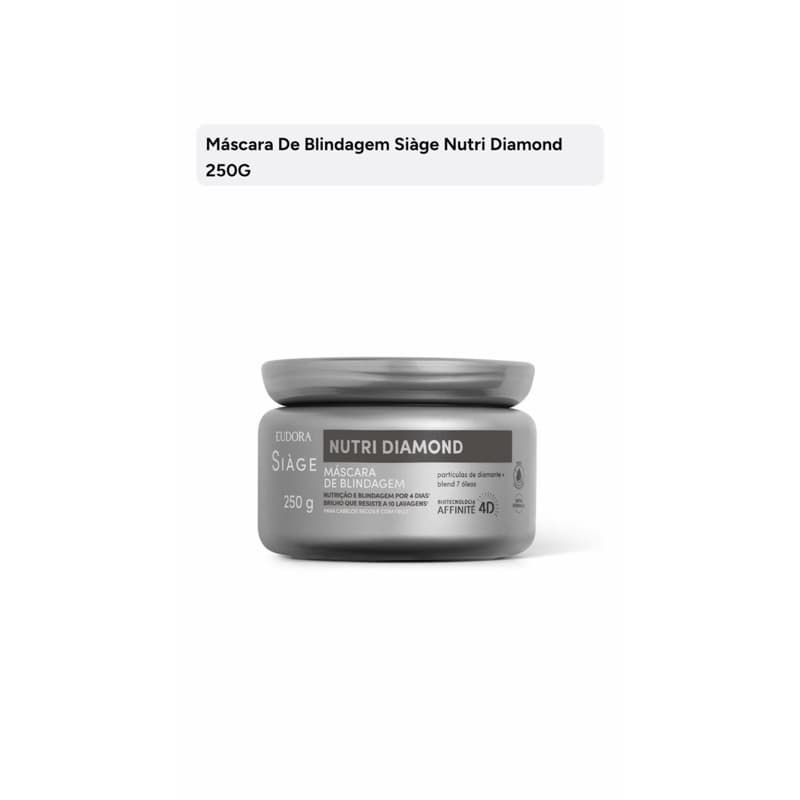 Máscara de Bkundagem Siage Nutri Diamond 250G
