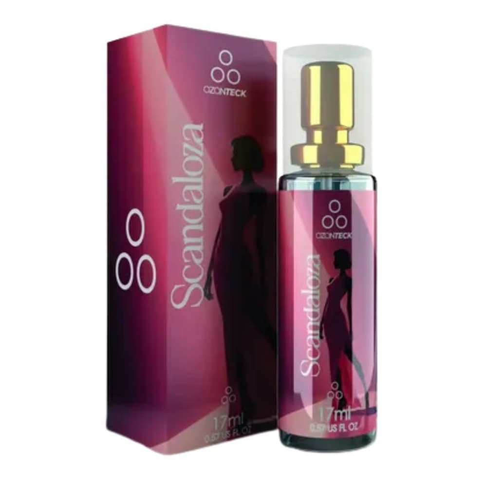 Perfume Feminino Ozonteck Scandaloza 17ml | Original | Fixação Excelente | Floral Oriental