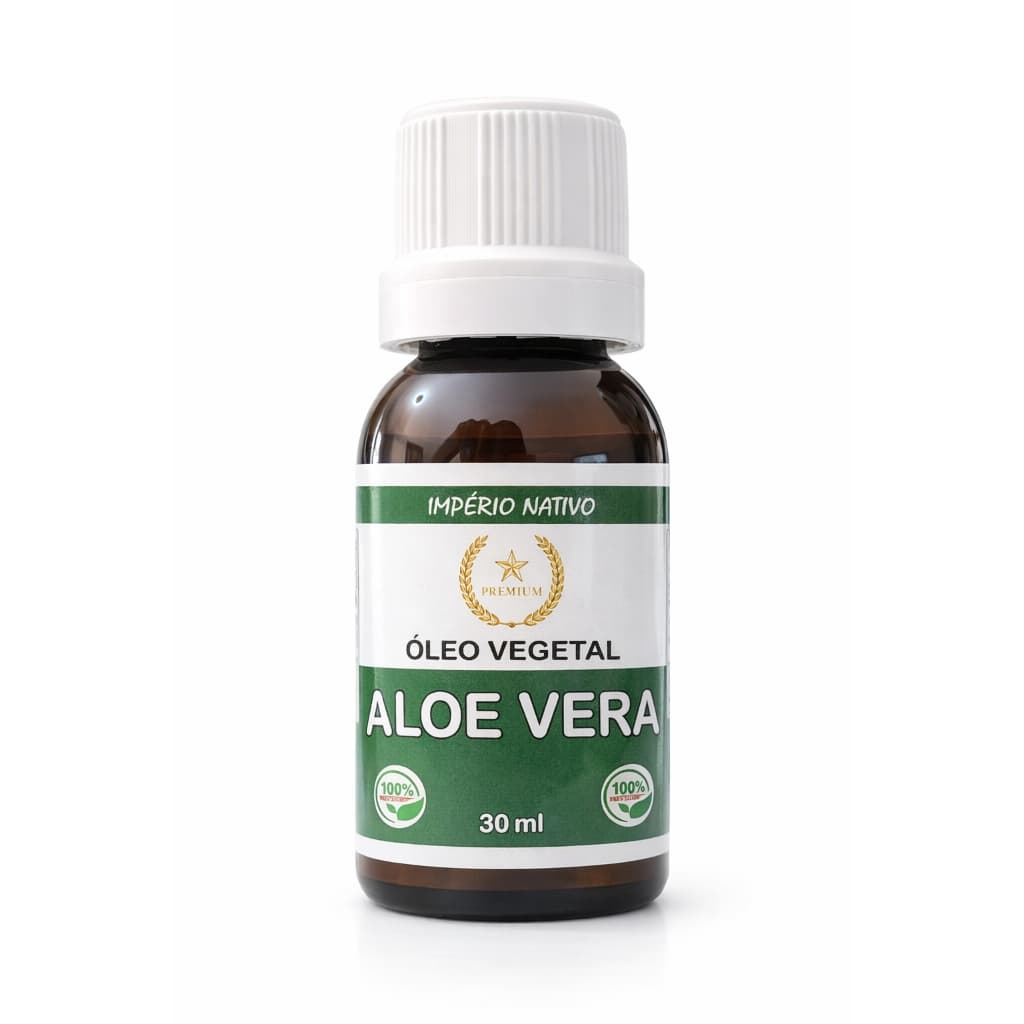 Óleo de Aloe Vera Babosa para Foliculite Cravos Espinhas Acne Óleo 100% Natural Vegetal 30ml Premium