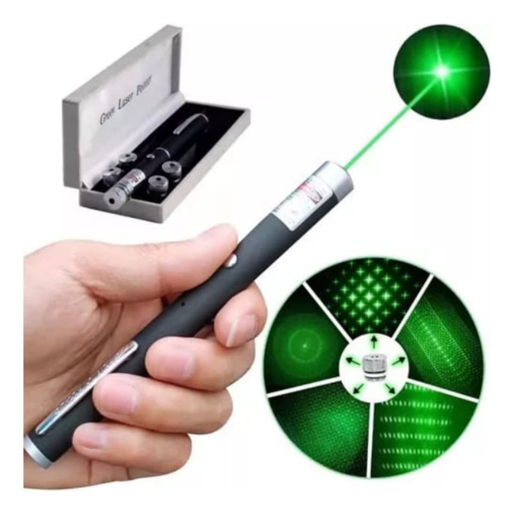 Caneta Laser Verde Forte Alcance Recarregável - Original Premium Lacrado Envio Rápido