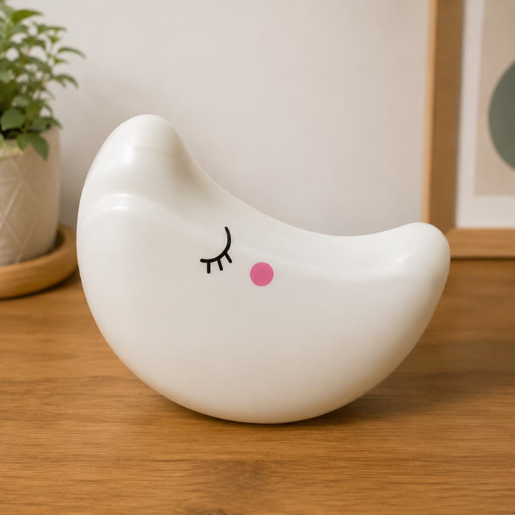 Luminária  Lua Infantil Quarto Bebê Mesa Decoração