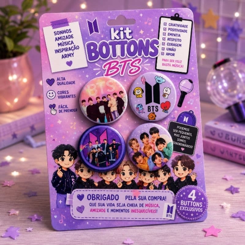 bottons personalizados vários temas broche*